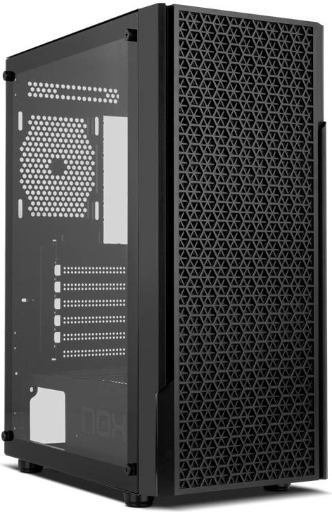 Caixa Micro-ATX Infinity Beta Tempered Glass (Preto) - NOX