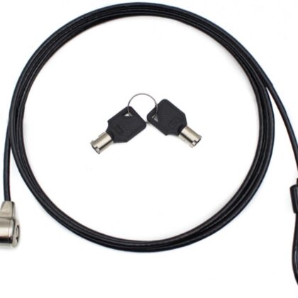 Cabo de Segurança Anti-Roubo NXSC001 Preto (1.8m) - NILOX