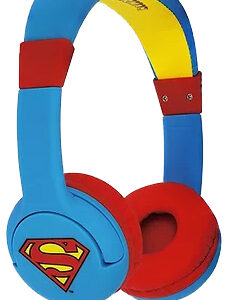 Auscultadores DC Comics Superman c/ Fios (Azul/Vermelho/Amarelo) – OTL TECHNOLOGIES