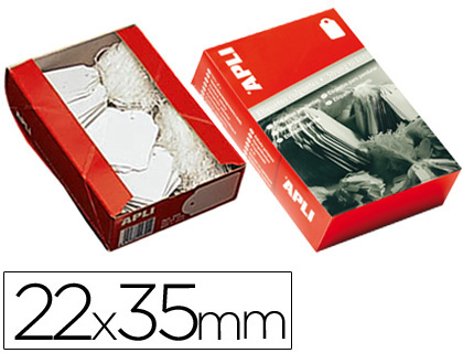 Etiqueta Rectangular p/ Pendurar, 22X35 mm, 500 Unidades