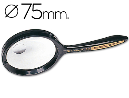 Lupa Cristal Bifocal Waltex - 75 mm