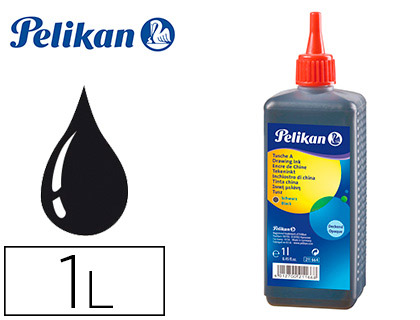 Tinta China Preta Pelikan 1 Lt