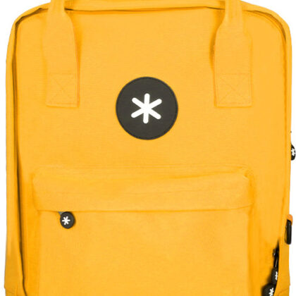 Mochila Escolar Antartik Com Bolso Exterior Amarela 270X120X380 Cm - ANTARTIK