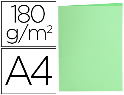 Classificador Din A4 Verde Pastel 180Gr