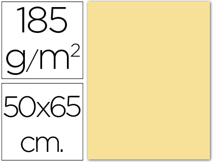 Cartolina Guarro 185 Gr 50X65 cm Creme