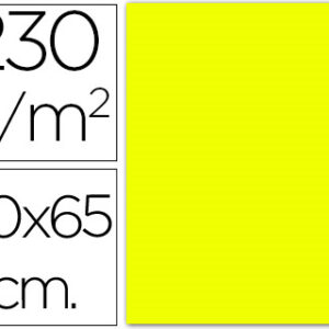 Cartolina Sadipal Fluorescente 230 Gr 50 X 65 cm Amarela