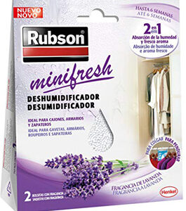 Desumidificador Rubson Mini Fresh Lavanda Acao 2 Em 1 Pack 2 Sacos De 50 Gr - RUBSON