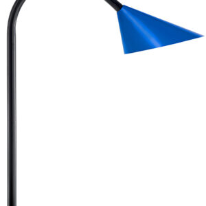 Candeeiro De Escritorio Sol Led 4W Braco Flexivel Abs E Metal Azul Base 14 Cm Diametro - UNILUX