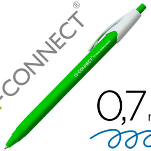 Esferografica Q-Connect Retratil Kf14625 Biodegradavel Verde Tinta Azul – Q-CONNECT