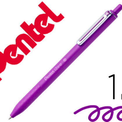 Esferografica Pentel Izee Ponta De 1,0Mm Retratil Cor Violeta - PENTEL