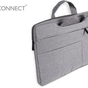 Mala Para Portatil 15,6 Com Asas Retrateis Fecho 3 Estojos Exteriores Cor Cinza - Q-CONNECT