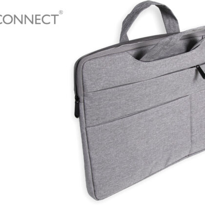 Mala Para Portatil 15,6 Com Asas Retrateis Fecho 3 Estojos Exteriores Cor Cinza - Q-CONNECT