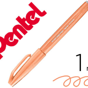 Marcador / Pincel Touch Para Caligrafia Cor Castanho Palido - PENTEL