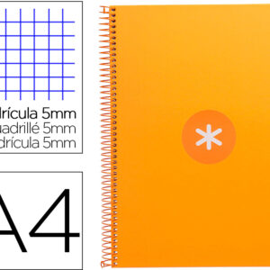 Caderno Espiral Din A4 Capa Forrada 80F 90 Gr 1 Banda 4 Furos Cor Mostarda – ANTARTIK