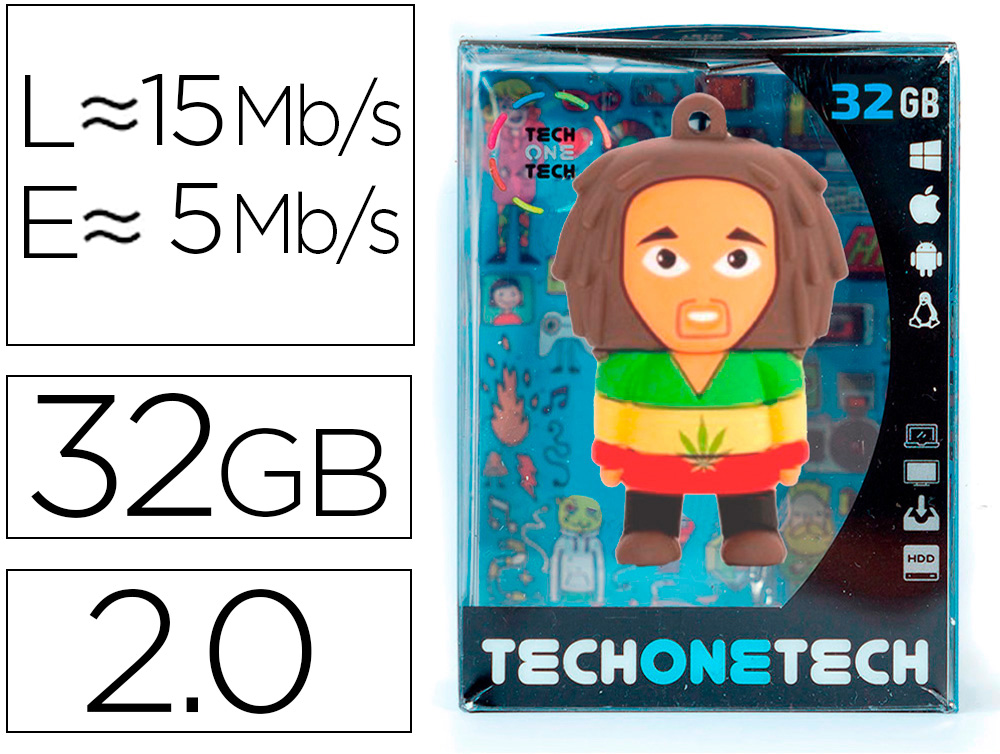 Pen Drive USB 2.0 Bob 32GB