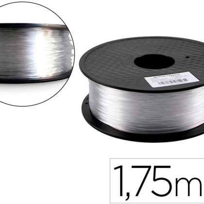 Filamento de Impressão 3D PETG 1,75mm 1Kg (Transparente) - 3D COLIDO