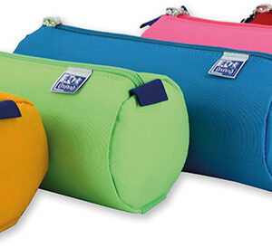 Estojo Escolar Oxford Kangoo Kids Redondo Grande Cores Sortidas 220X70X90 Mm - OXFORD