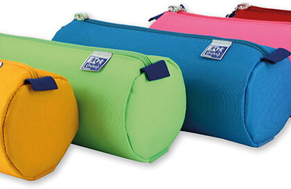 Estojo Escolar Oxford Kangoo Kids Redondo Grande Cores Sortidas 220X70X90 Mm - OXFORD
