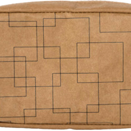 Estojo Escolar Eterneco Couro Imitacao Vegetal Grande Retangular 105X75X205 Mm - EXACOMPTA