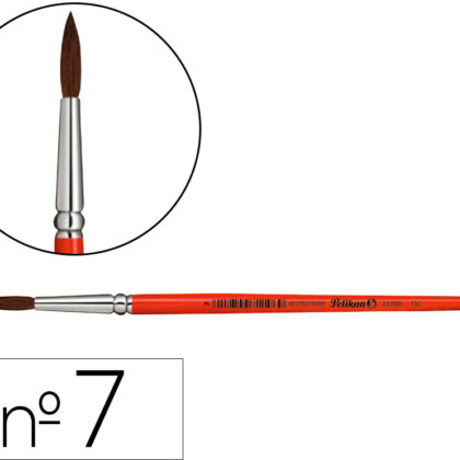 Pinceis Aguarela Pelikan Serie 23 Nº 7 Virola Aluminio - PELIKAN