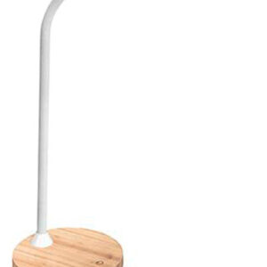 Candeeiro De Escritorio Cep Silva Flex Base Bambu 160X160X600 Mm - CEP