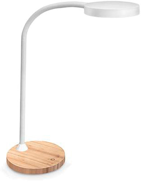 Candeeiro De Escritorio Cep Silva Flex Base Bambu 160X160X600 Mm - CEP