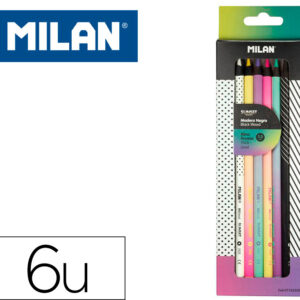 Lapis De Cor Milan Sunset Mina Grossa 3,5 Mm Caixa De 6 Unidades Cores Sortidas – MILAN