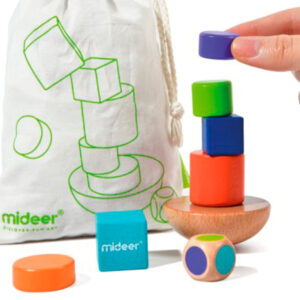 Jogo Mideer Equilibra As Figuras Madeira - MIDEER