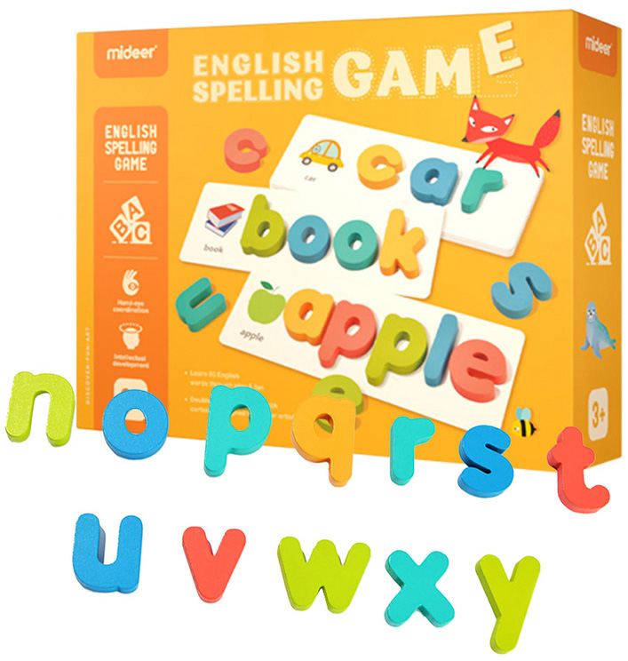 Jogo Didatico Mideer Combinar Letras Em Ingles - MIDEER