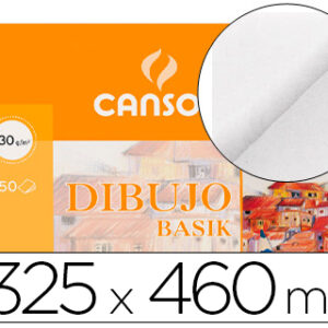 Papel de Desenho Basik 32.5X46 -130 Gr -Sem Esquadria