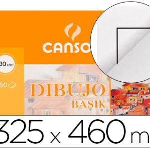 Papel de Desenho Basik 32.5X46 -130 Gr -Com Esquadria