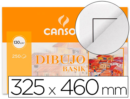 Papel de Desenho Basik 32.5X46 -130 Gr -Com Esquadria