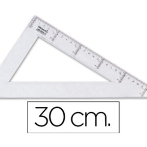Esquadro Triangulo 30 cm Plastico