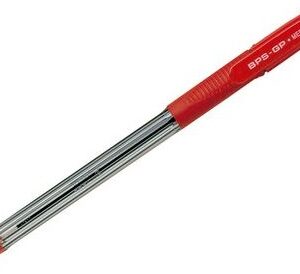 Caneta Pilot Bps-Gp Vermelho -Com Grip-Tinta Base de Oleo -Com Tampa
