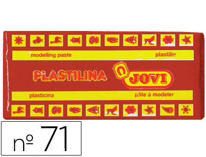 Plasticina Jovi 71 Media 150 Gr Castanho