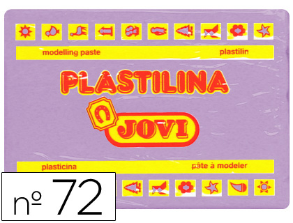 Plasticina Jovi 72 Grande 350 Gr Lilas