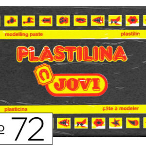 Plasticina Jovi 72 Grande 350 Gr Preto