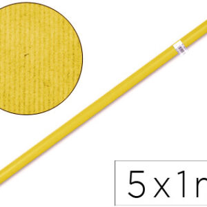 Papel Kraft Rolo Amarelo 1Mt X 5Mt.65 Gr/M2