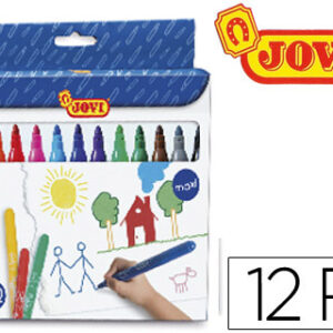 Marcador Jovi Maxi Cores Sortidas 12 Unidades
