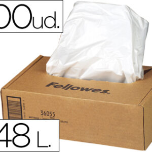 Bolsa Recuperadora Fellowes p/ Destruidora de Documentos (50 Unidades)