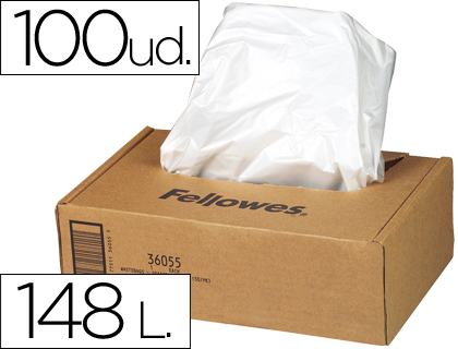 Bolsa Recuperadora Fellowes p/ Destruidora de Documentos (50 Unidades)