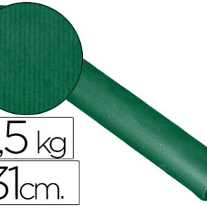 Papel Fantasia Impresma Kraft Liso Verde 31cm - 3.5 Kg