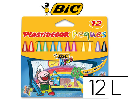 Lápis de Cera Plastidecor Peques c/ 10 Cores