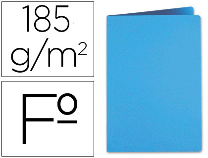 Classificador em Cartolina de 180gs, Folio, Celeste Intenso