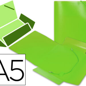 Pasta de Elasticos em Polipropileno A5, Verde