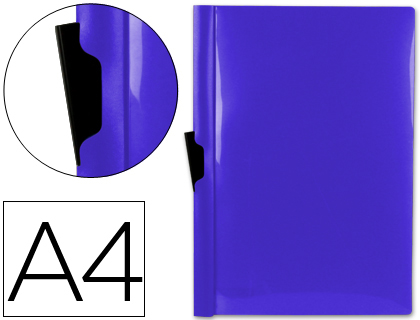 Bolsa Dossier c/ Clip Lateral, Din A4 Azul