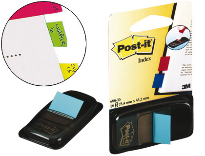 Post-It Índex, c/ 50, Azul Brilhante