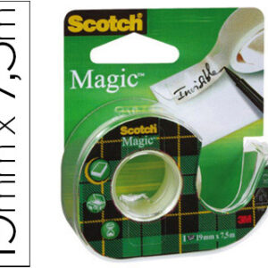 Fita Adesiva Scotch Magic 7,5X19mm em Desenrolador