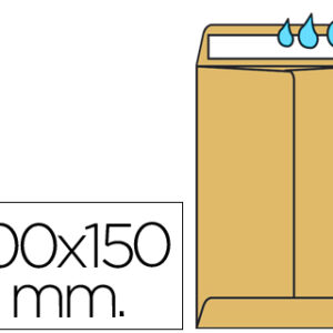 Envelope Bolsa SaláRios 100X145mm Cana Embalagem de 1000 Unidades