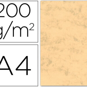 Cartolina Michel Marmoreada A4 200 Gr Ocre (100 Folhas)